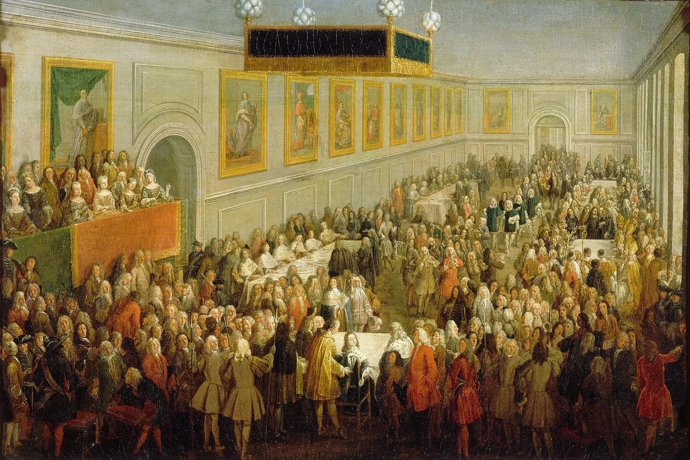 Feast given after the coronation of Louis XV of France