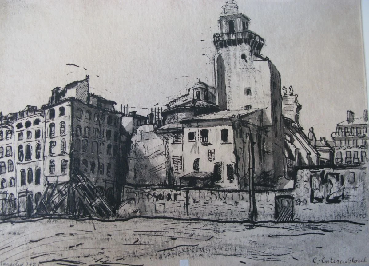 În cartierul vechi (Marsilia), by Cecilia Cuțescu-Storck, 1925