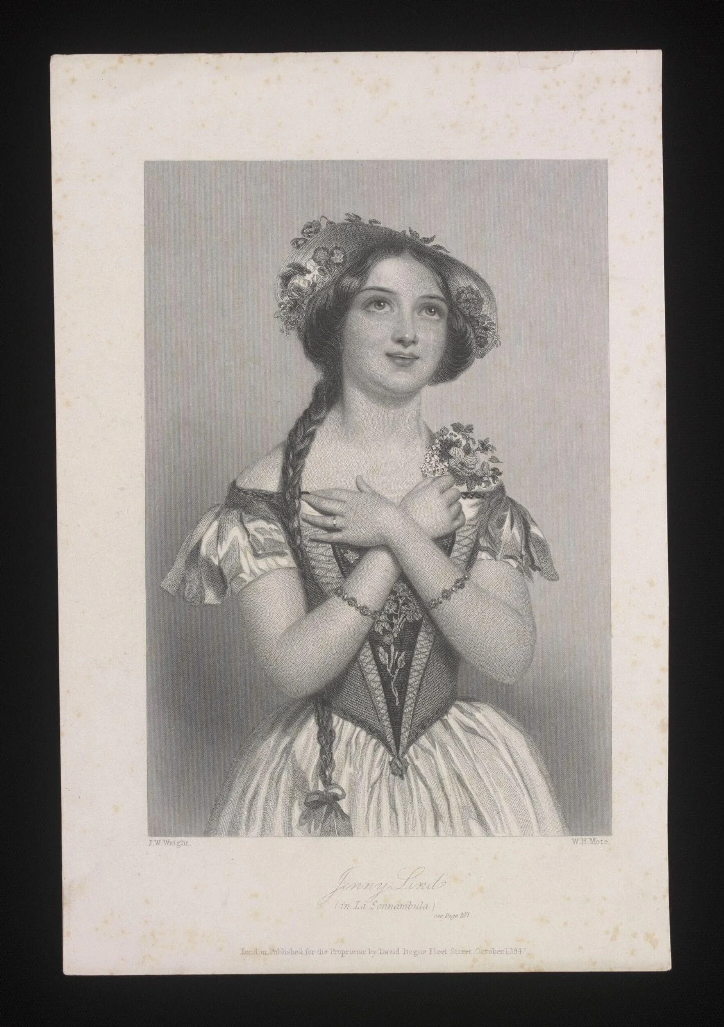 Jenny Lind in La Sonnambula