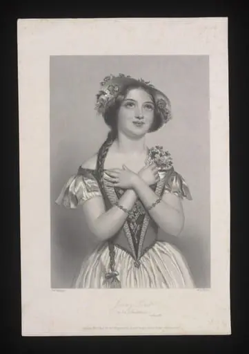 Jenny Lind in La Sonnambula