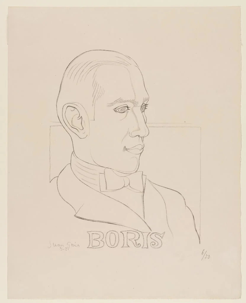 Untitled, by Juan Gris, ink, 1921
