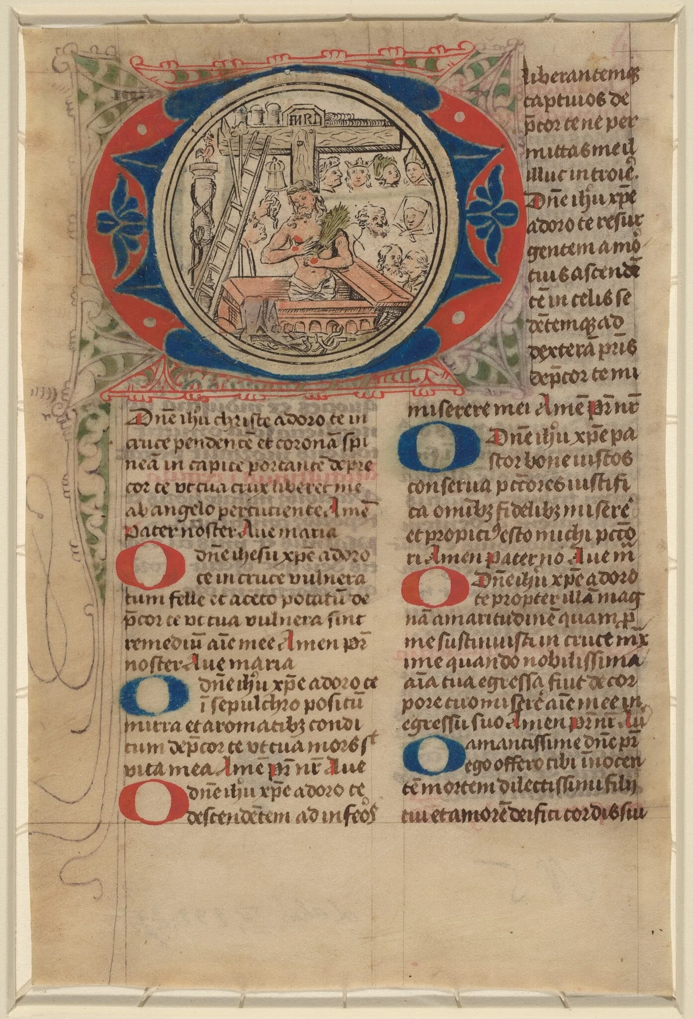 Christ as the Man of Sorrows, by Netherlandish 15th Century, ink, 1500