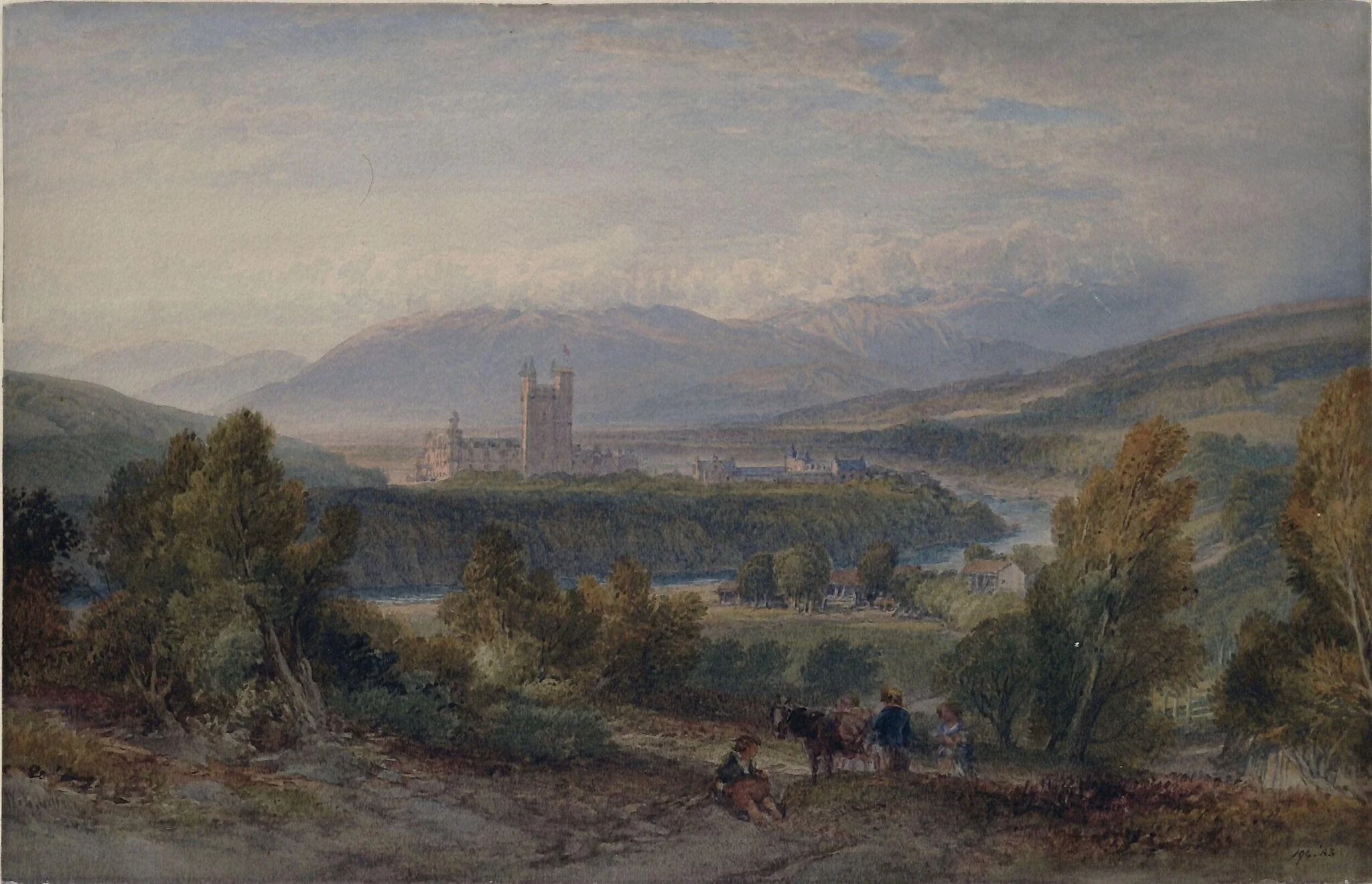 Balmoral Castle and the Surrounding Countryside