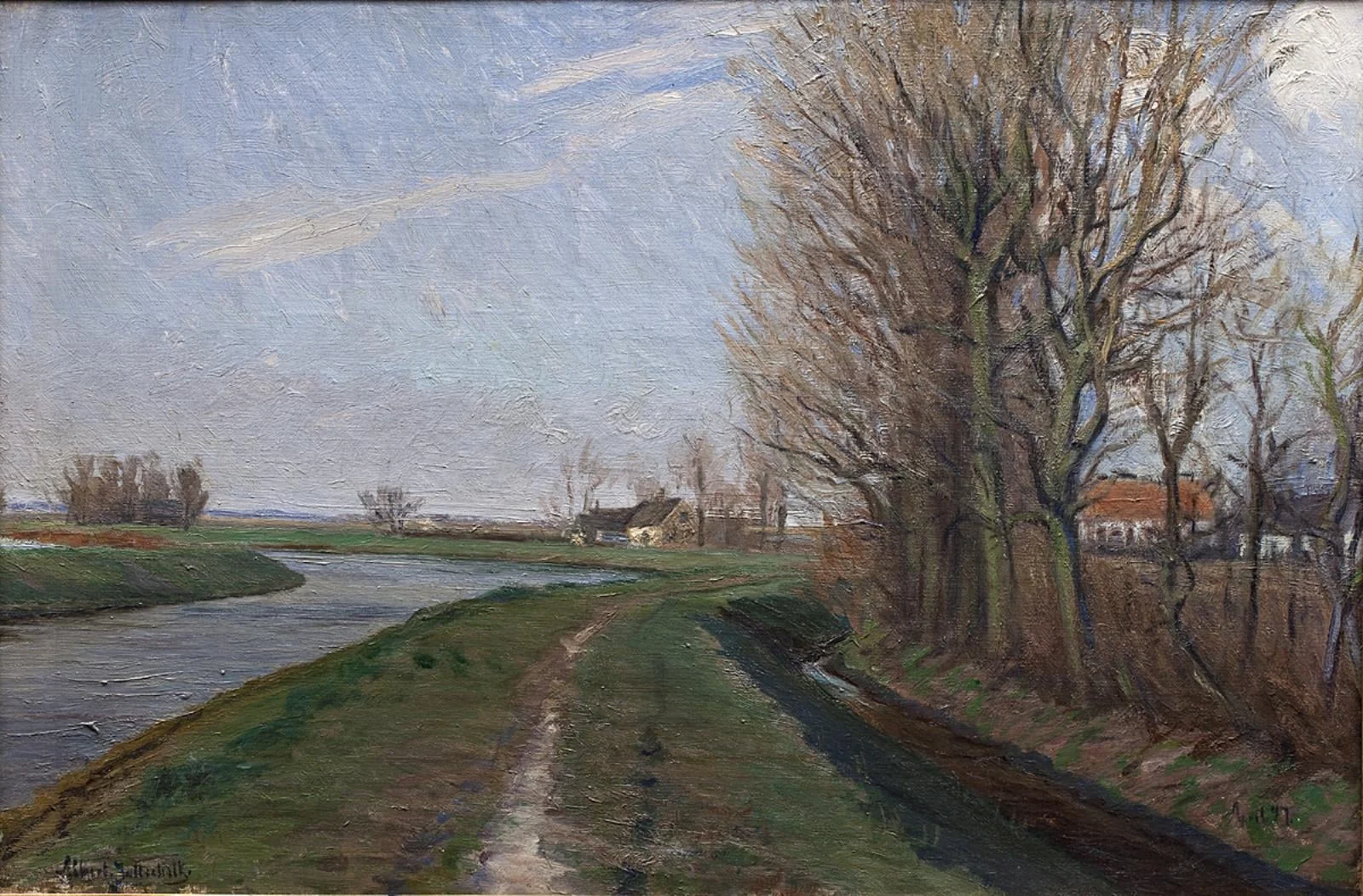 Eftermiddag i april, by Unknown, 1897