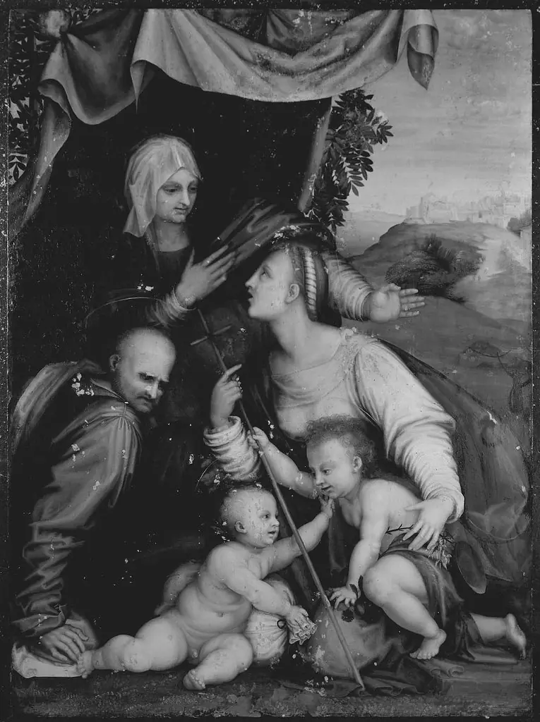 The Holy Family with St Anne and Young St John the Baptist