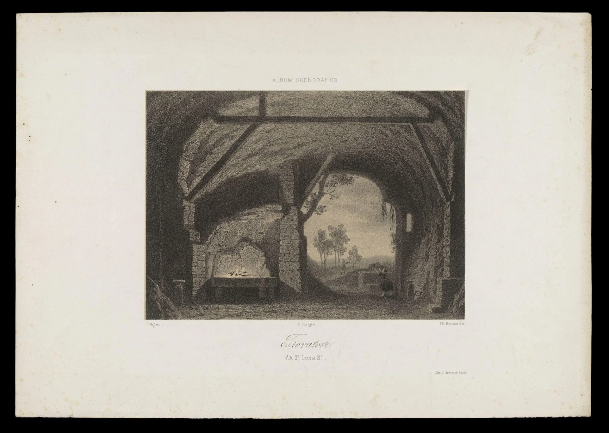 H Beard Print Collection, by P. Magnani, 1850