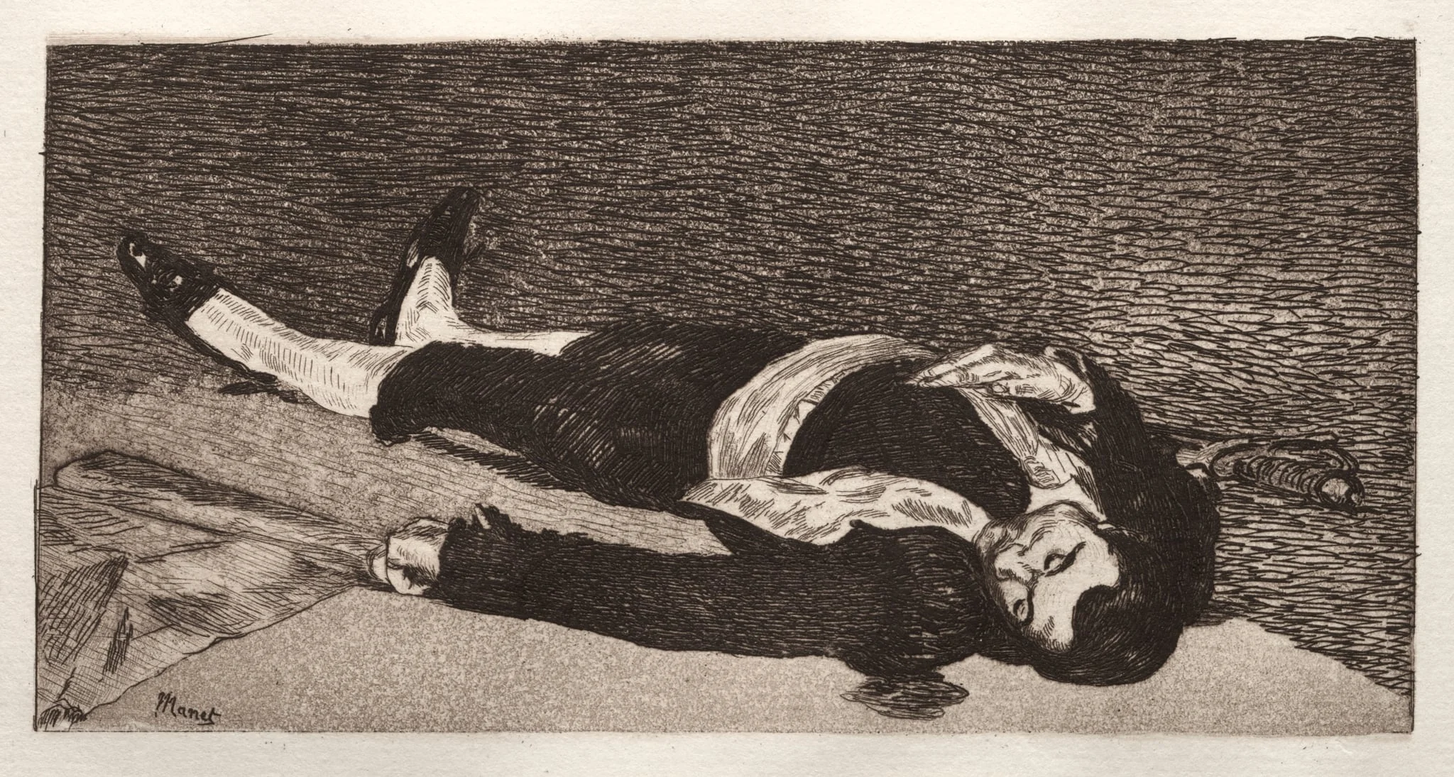 Torero mort, by Edouard Manet, 1868