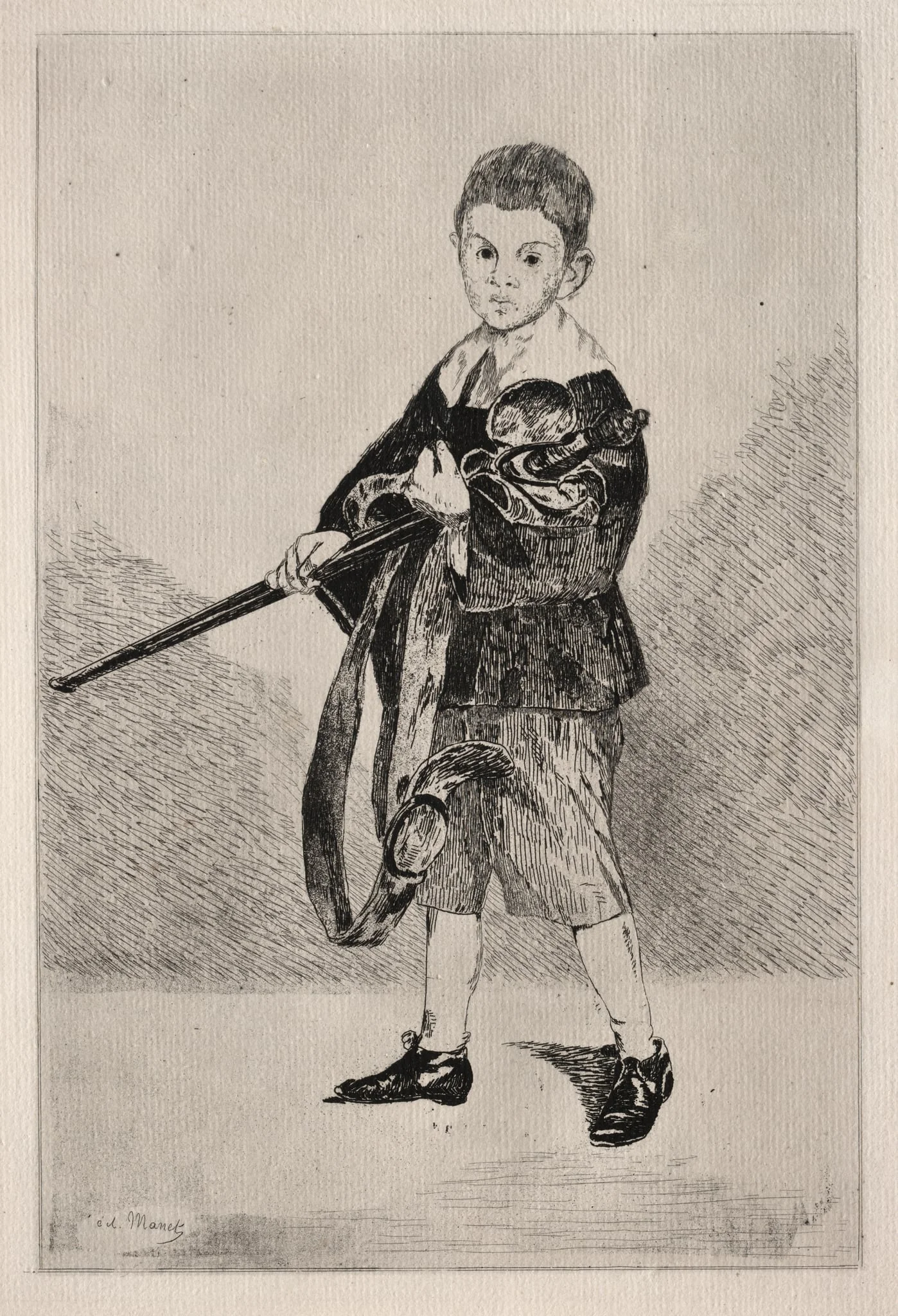 The Boy with a Sword, by Edouard Manet, 1862
