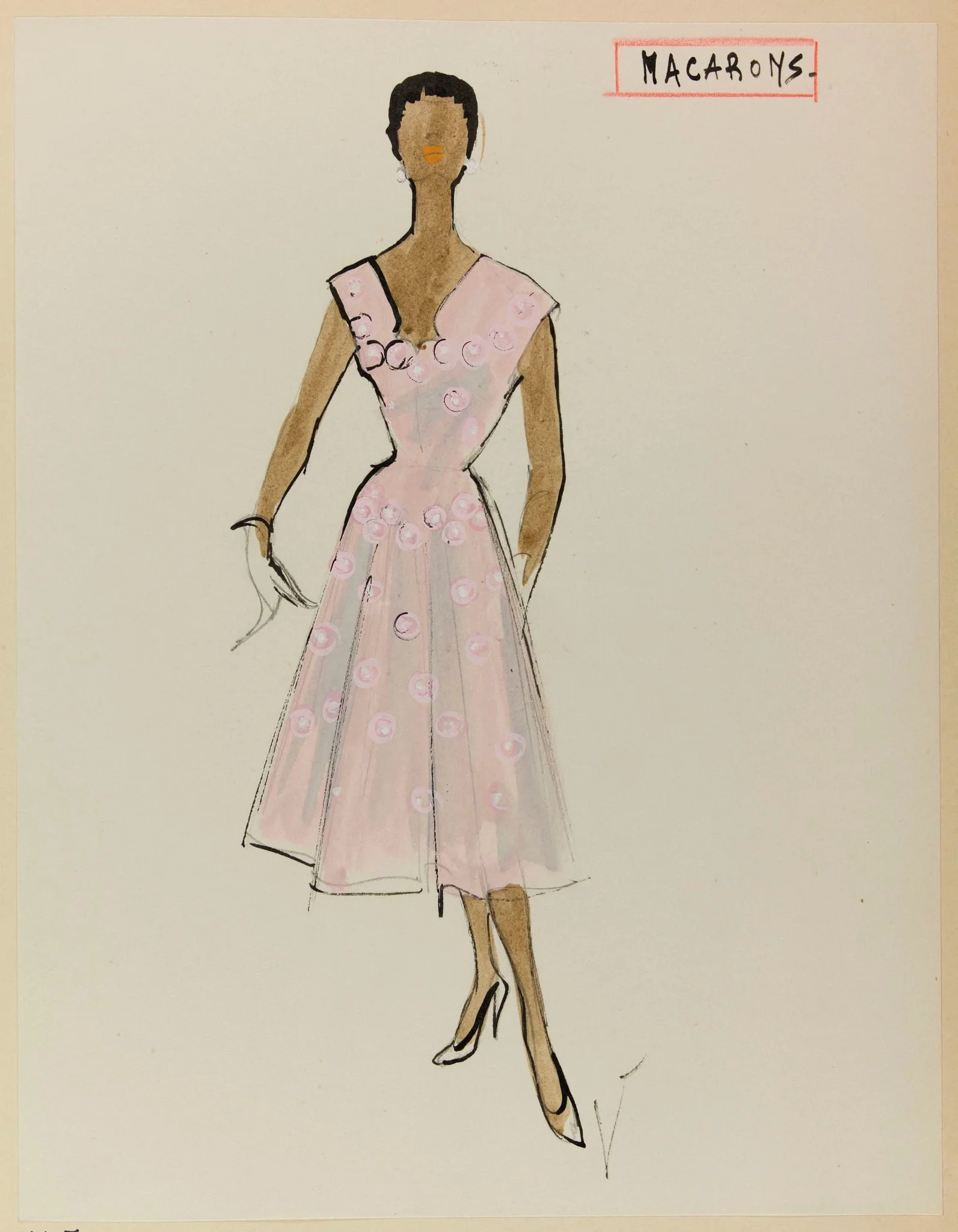 Macarons, by Carven, 1953