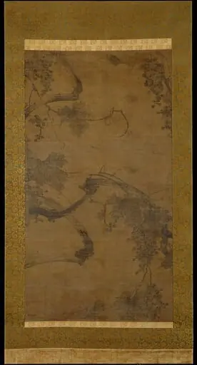작자미상 포도   조선|作者未詳 墨葡萄圖   朝鮮|Grapevine in the Wind