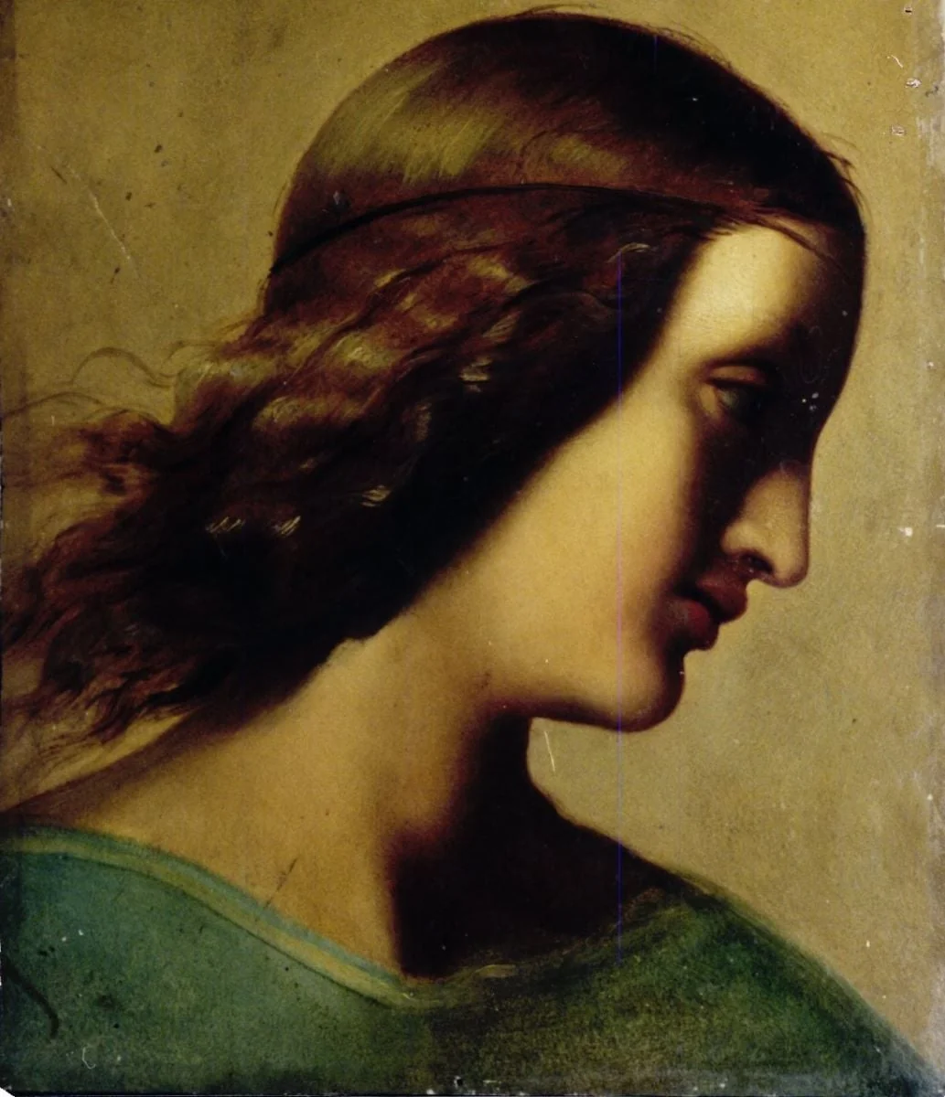 Cap de madonă, by Gheorghe Tattarescu, unspecified