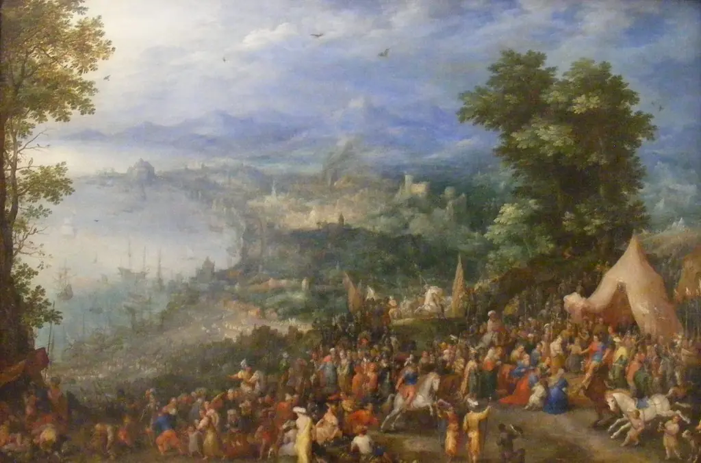 View of a Port city