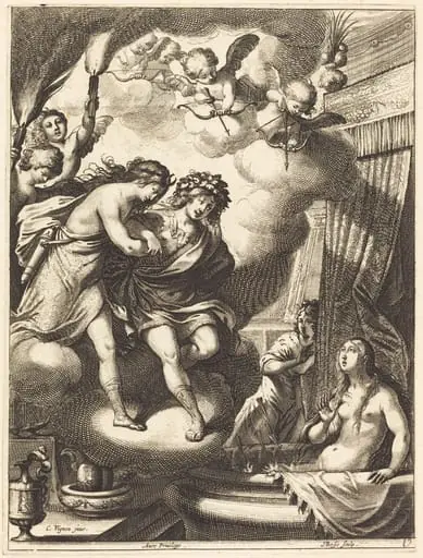 Illustration to Jean Desmarets' "L'Ariane"