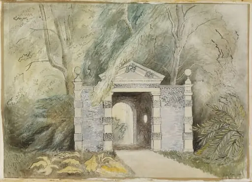 The river approach, Fawley Court