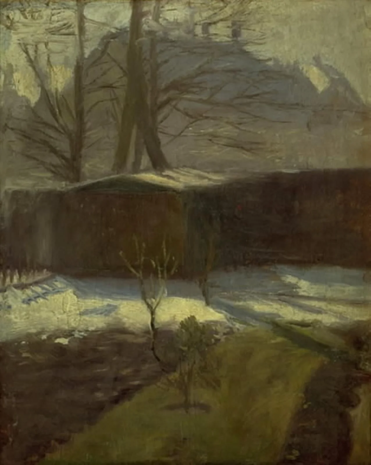 A Garden in Winter, Helenevej. Copenhagen