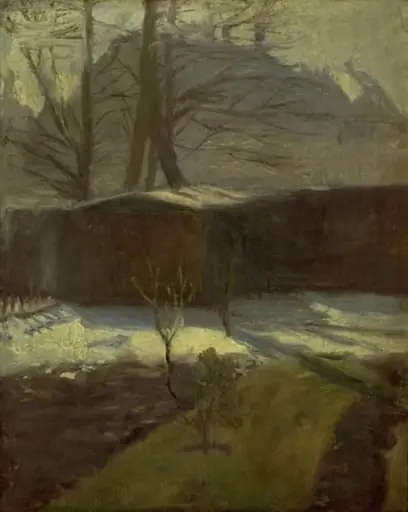 A Garden in Winter, Helenevej. Copenhagen