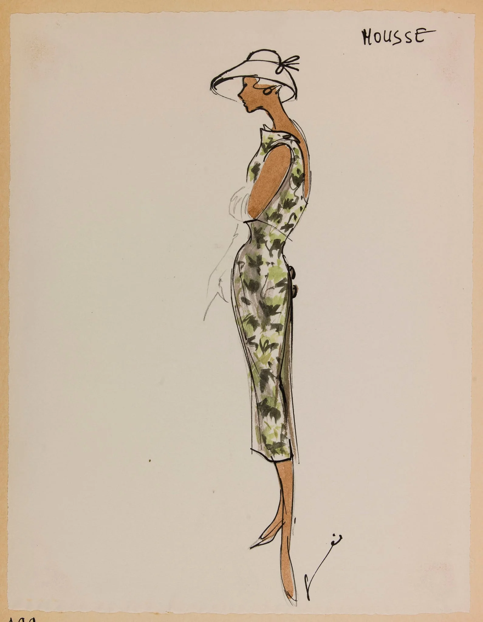 Mousse, by Carven, 1956