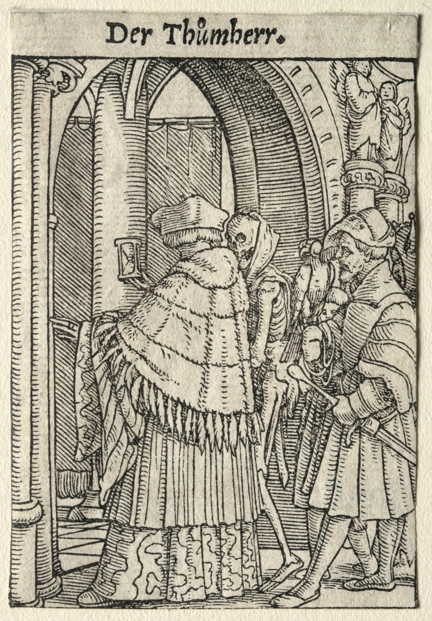 Dance of Death:  The Canon, by Hans Holbein the Younger, 1526