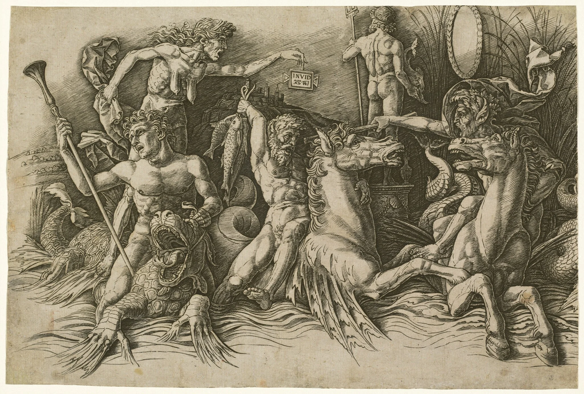 Battle of the Sea Gods [left half]