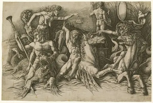 Battle of the Sea Gods [left half]