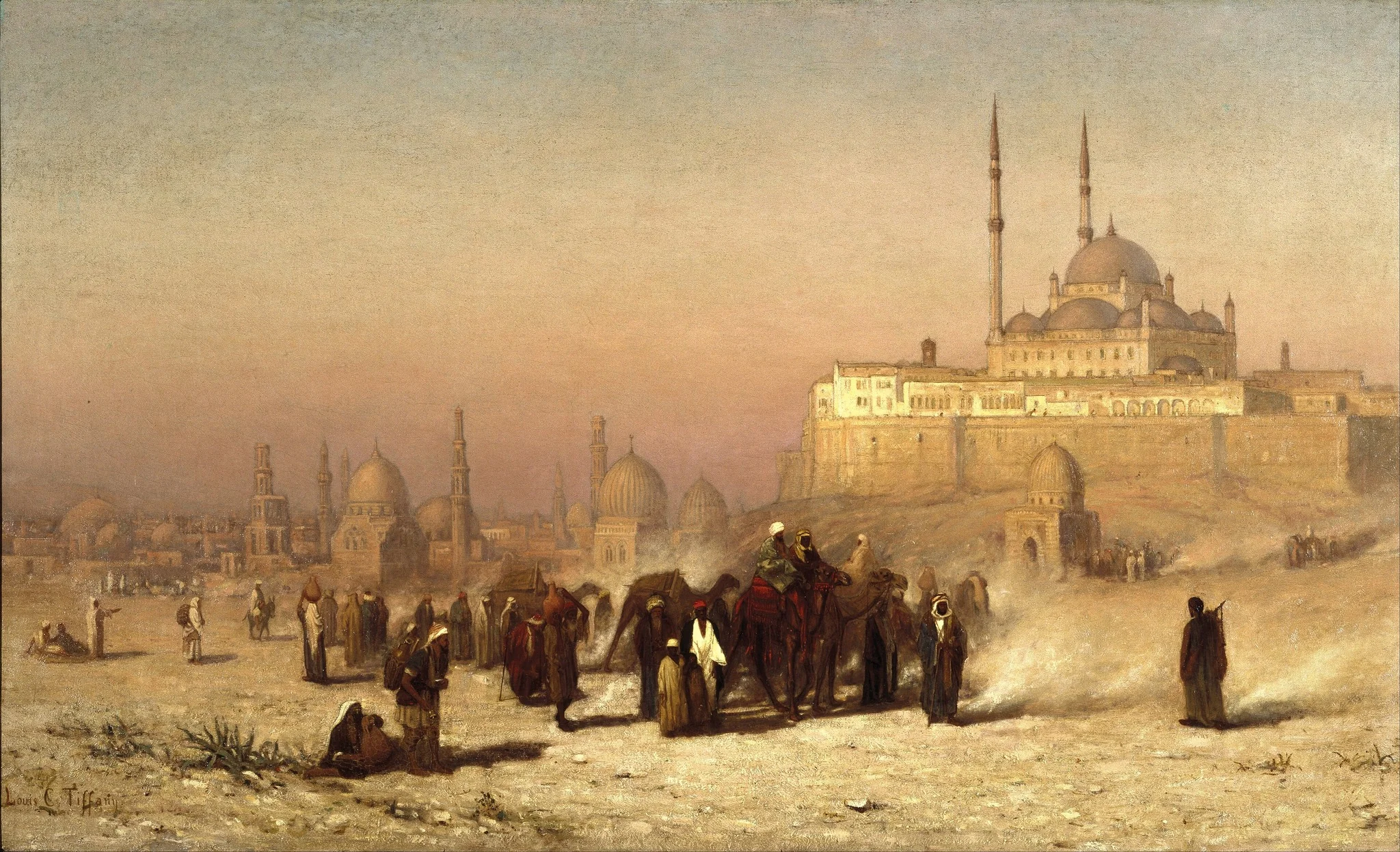 On the Way between Old and New Cairo, Citadel Mosque of Mohammed Ali, and Tombs of the Mamelukes