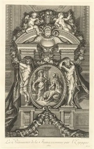 La Prééminence de la France reconnue par l'Espagne 1662 (The Preeminance of France Recognized by Spain 1662) [pl. 17]