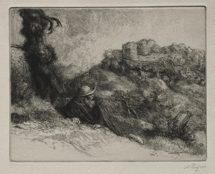 Le Châteaux des Revenants, by Alphonse Legros, 1884