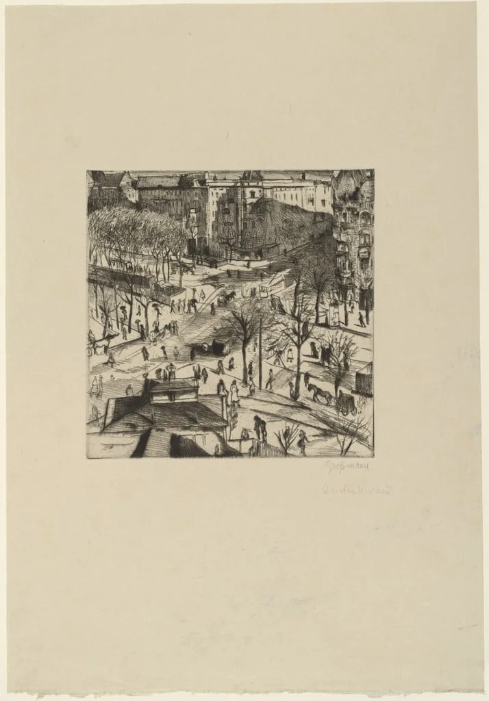 Untitled, by Rudolf Grossmann, ink, 1920