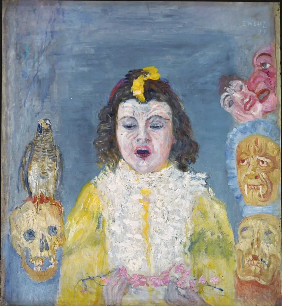 Girl with Masks (Communion)