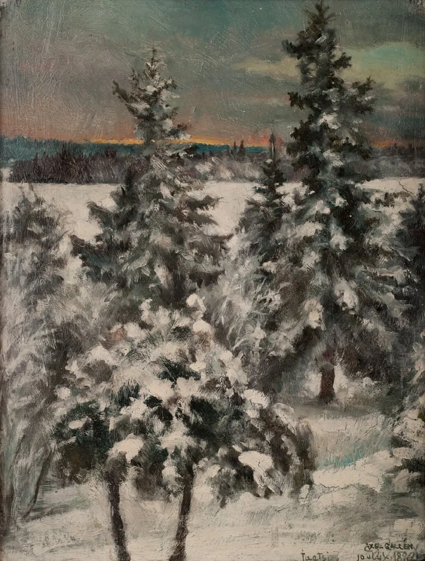 Talvimaisema Jaatsista