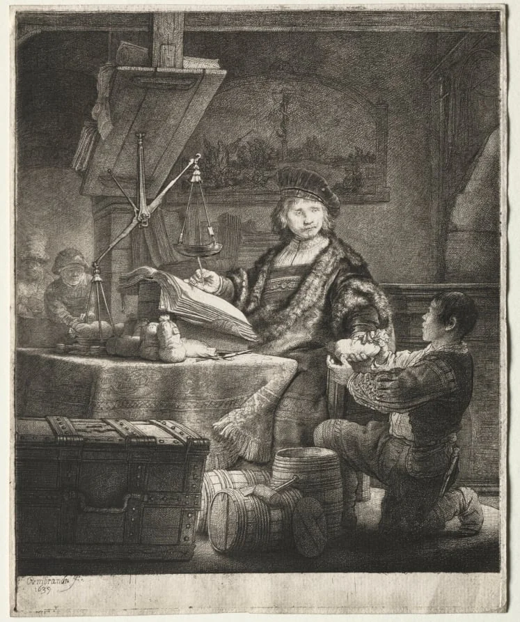 Jan Uytenbogaert, by Rembrandt, 1639