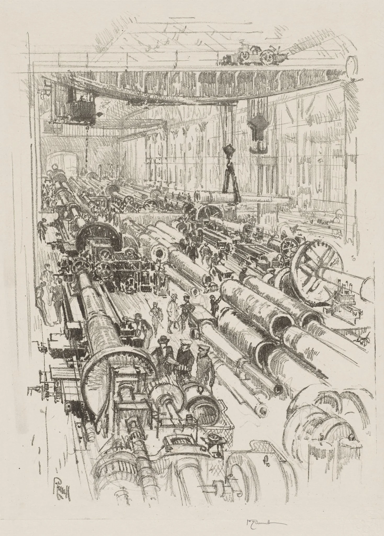 English War Work:  The Gun Shop