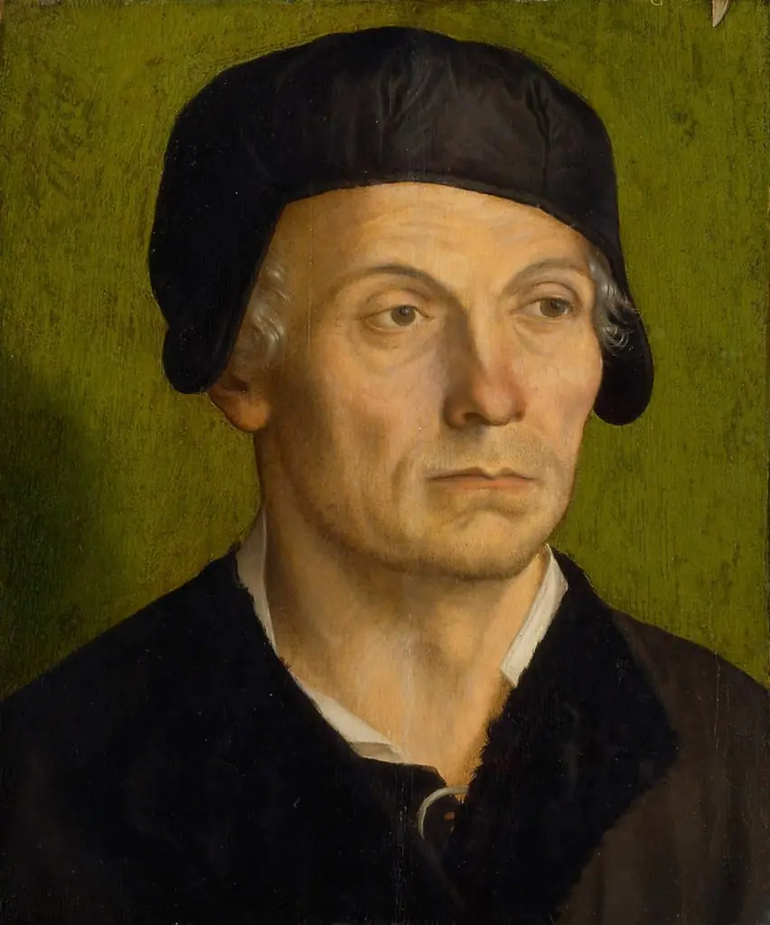 Portrait of a beardless man