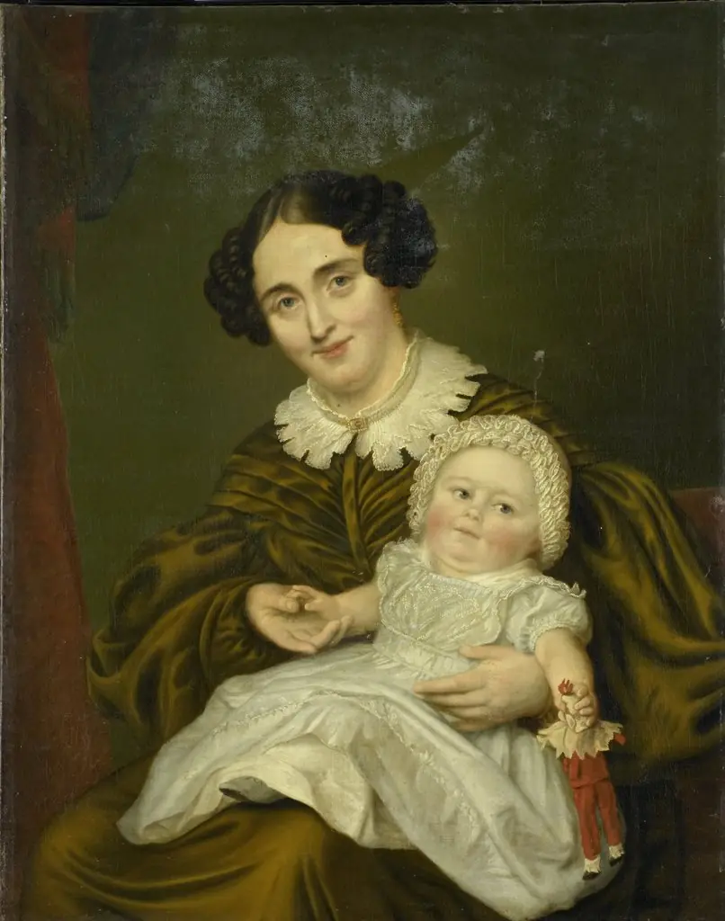 Mrs. Carp and her young Son