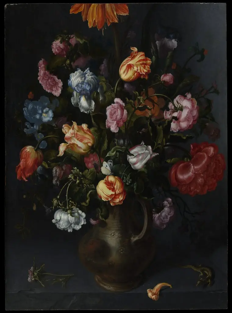 A Vase with Flowers