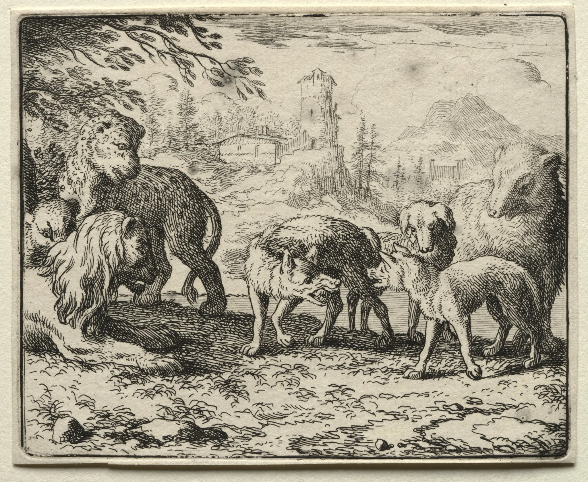 Reynard the Fox:  The Condemnation of Reynard, by Allart van Everdingen, 1662