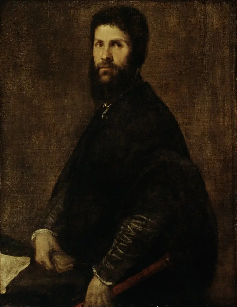 Man Holding a Flute