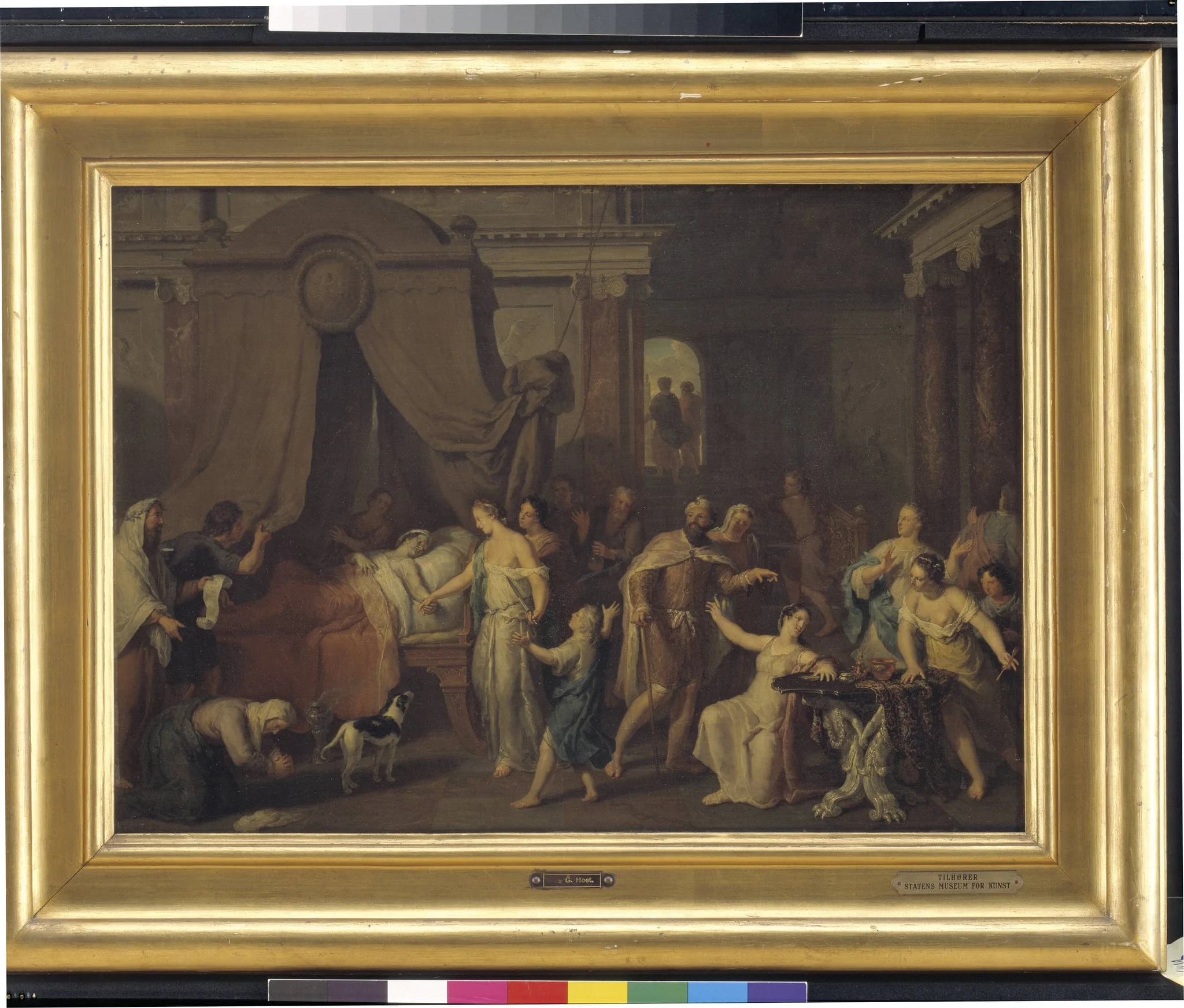 Alcestis and Admetus, by Unknown, 1750