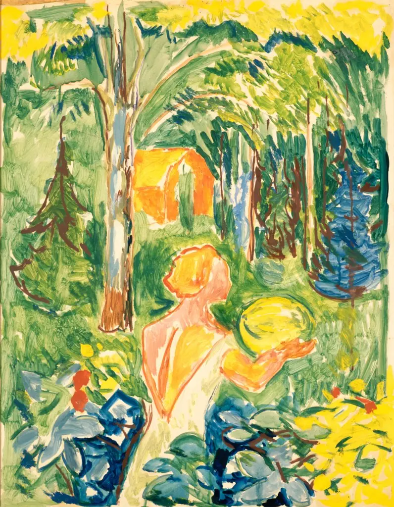 Woman with Pumpkin