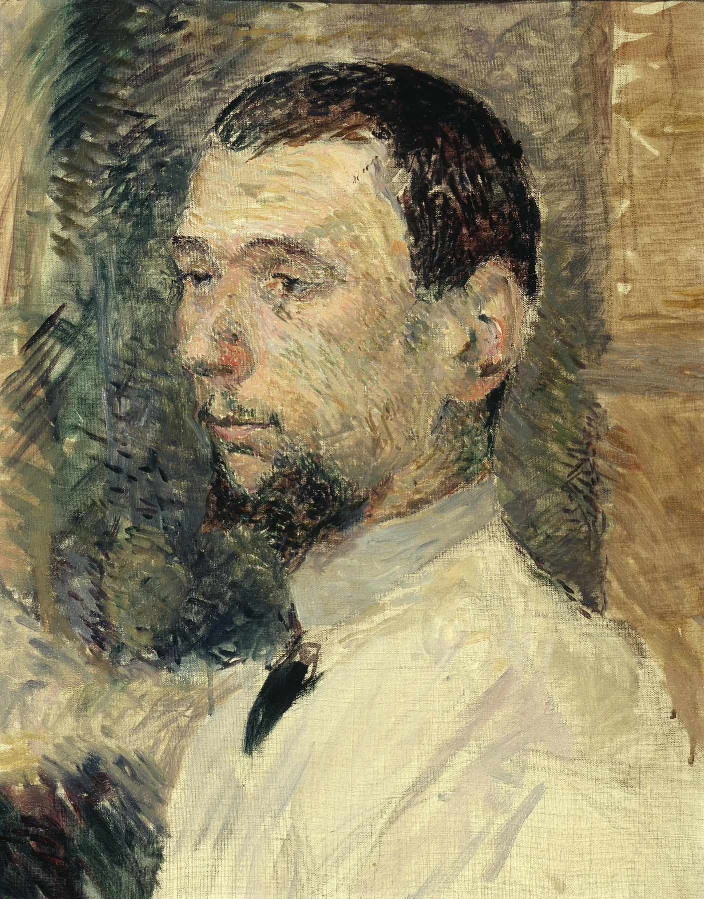 François Gauzi, by Henri de Toulouse-Lautrec, oil, 1894
