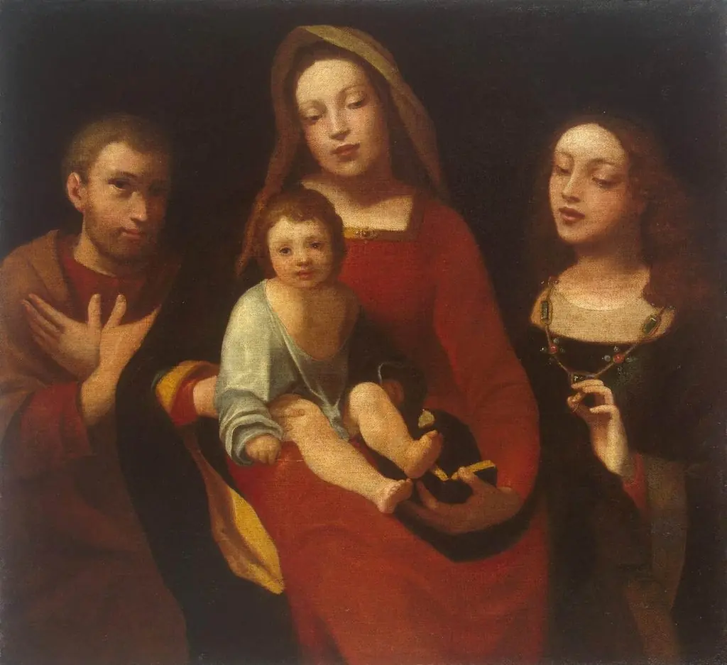 Madonna and Child with St Francis and St Catherine