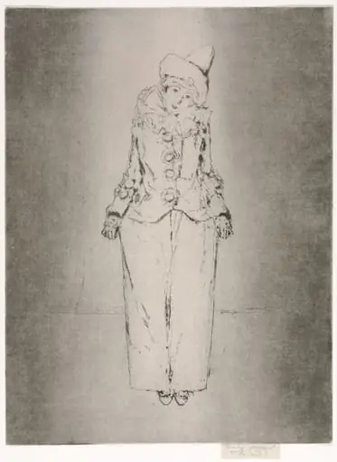 Pierrot en Pied, Portrait of Lady A. C.