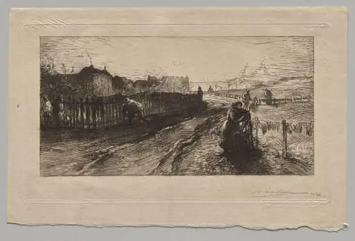 At the Fortifications, Porte de Versailles