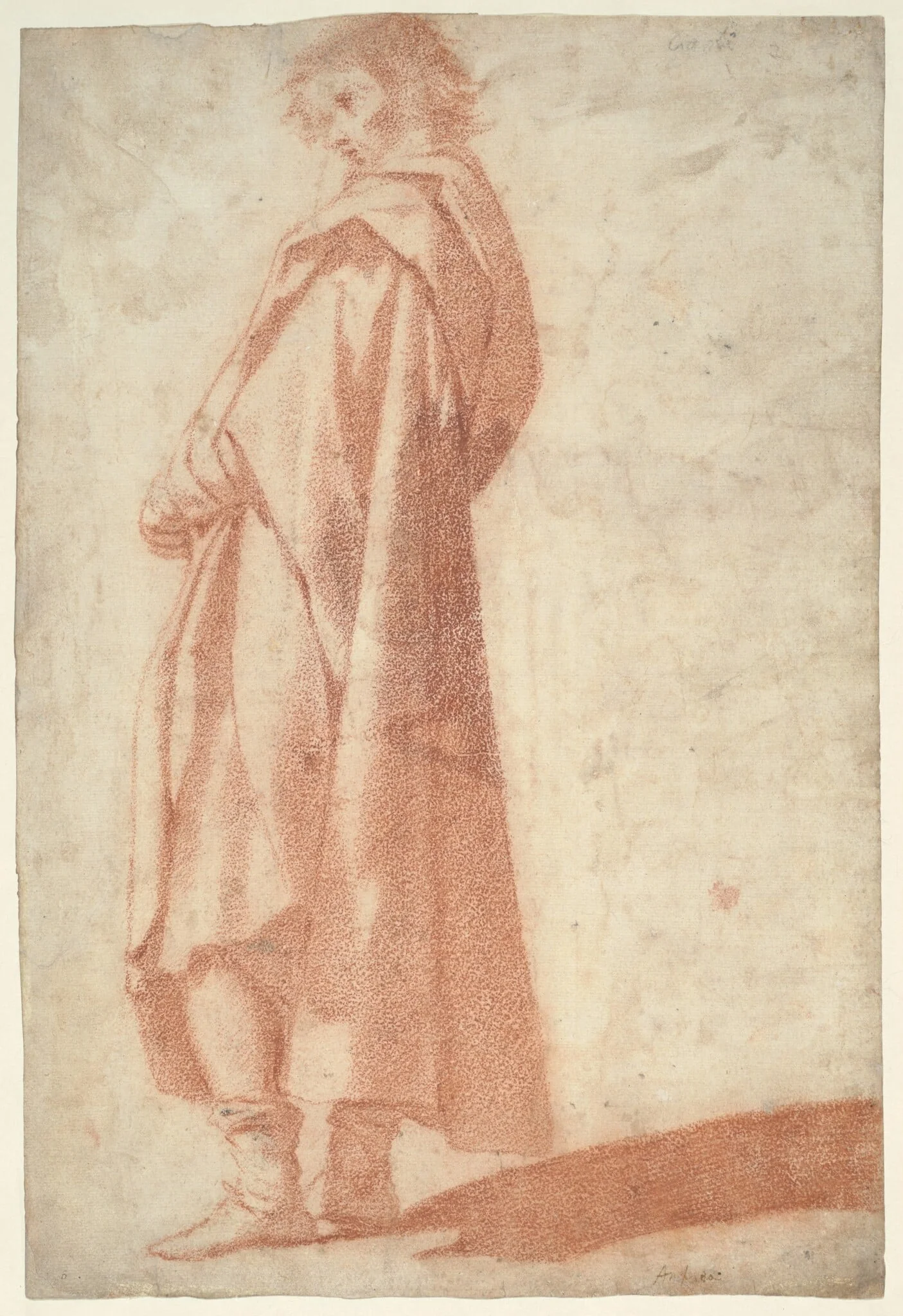 A Standing Male Figure, Facing Left