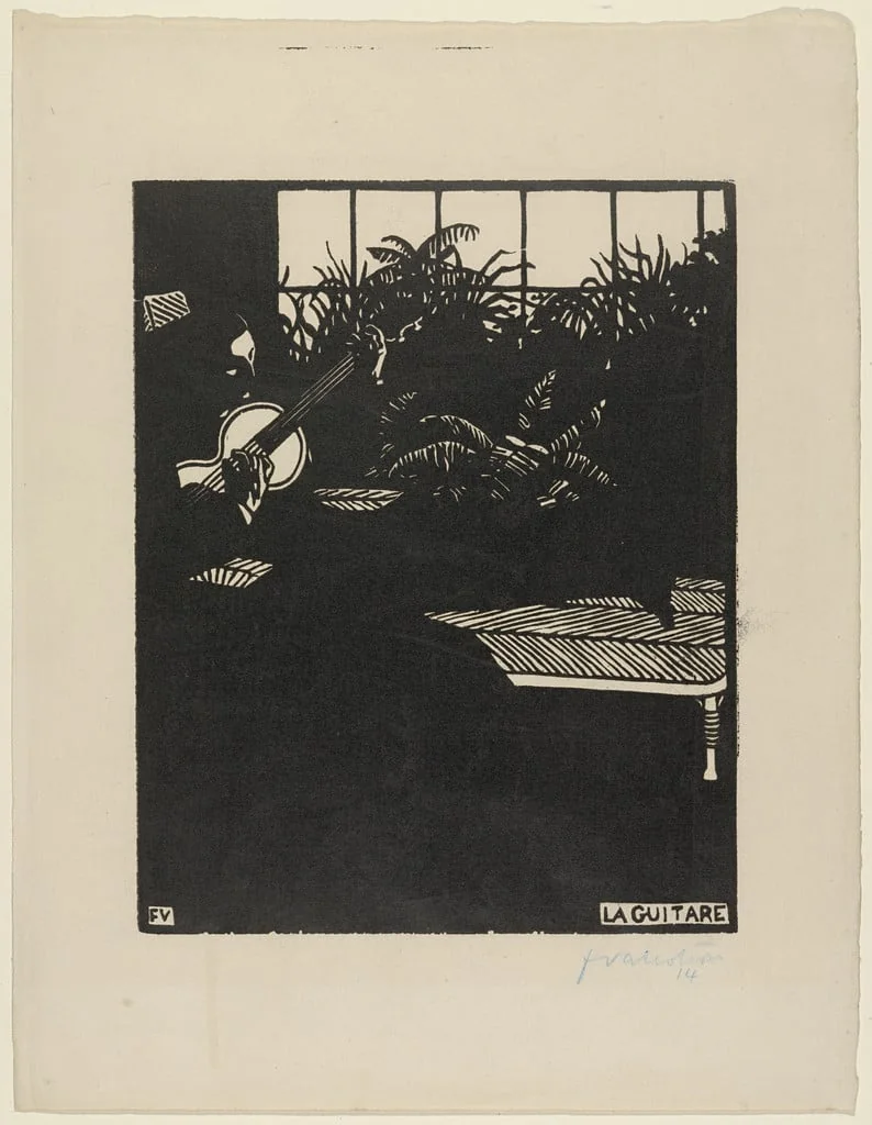 Untitled, by Félix Vallotton, ink, 1897