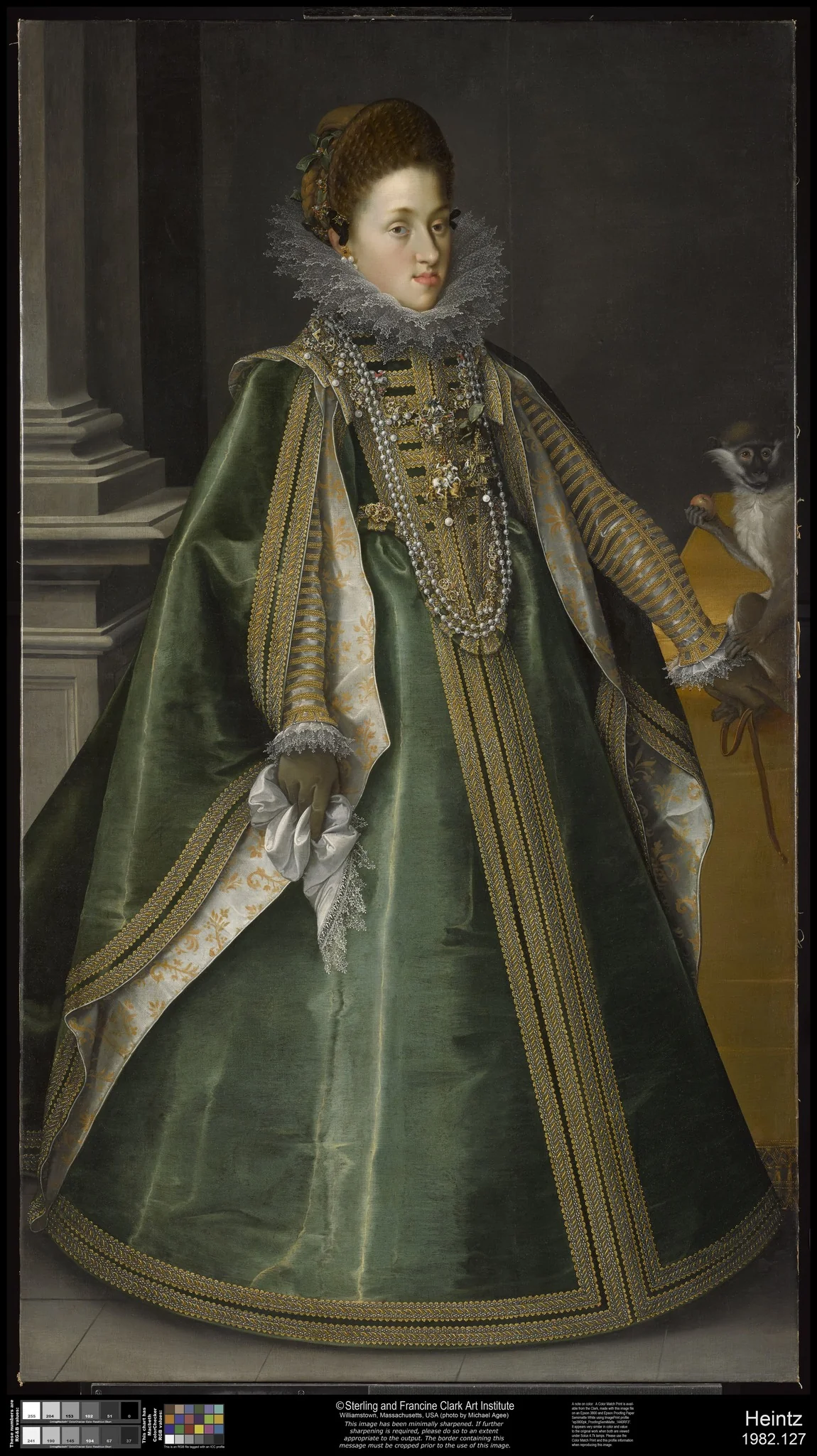 Konstanze von Habsburg, Archduchess of Central Austria, Later Queen of Poland, by Joseph Heintz the Elder, oil, 1604