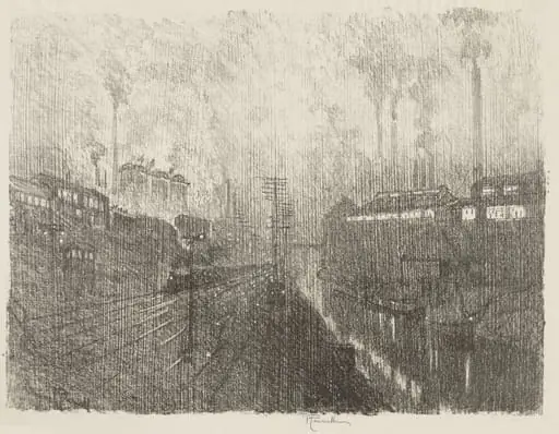 English War Work:  Evening in the Munitions Country