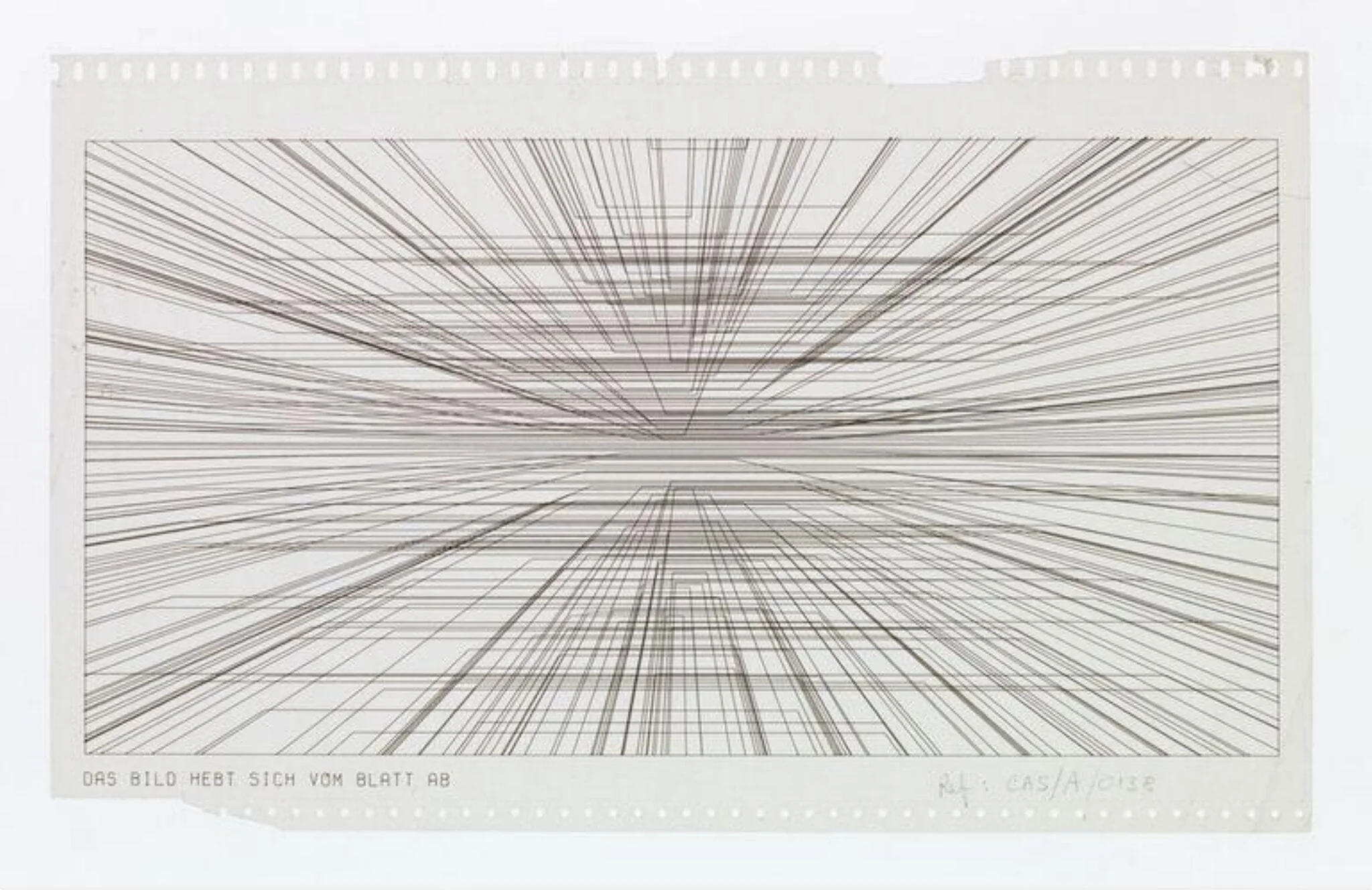 Das Bild Hebt Sich Vom Blatt AB [The picture stands out against the sheet], by Unknown, 1972