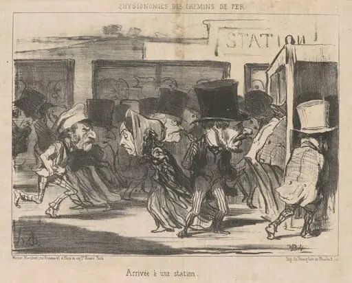 Arrivée a une station