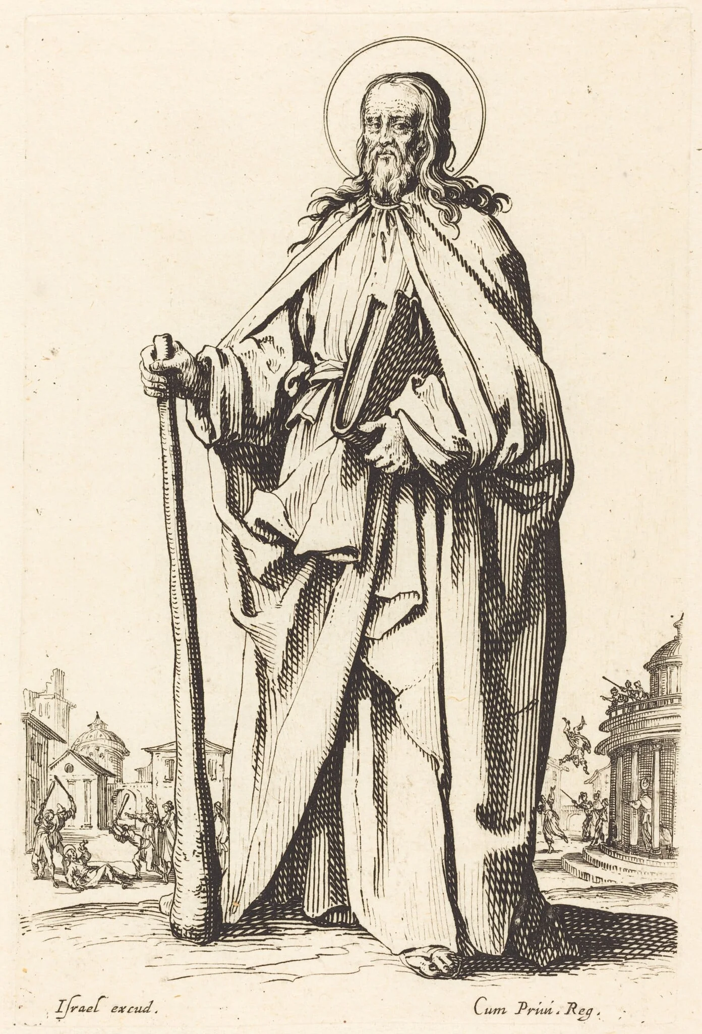 Saint James the Less, by Jacques Callot, ink, 1631